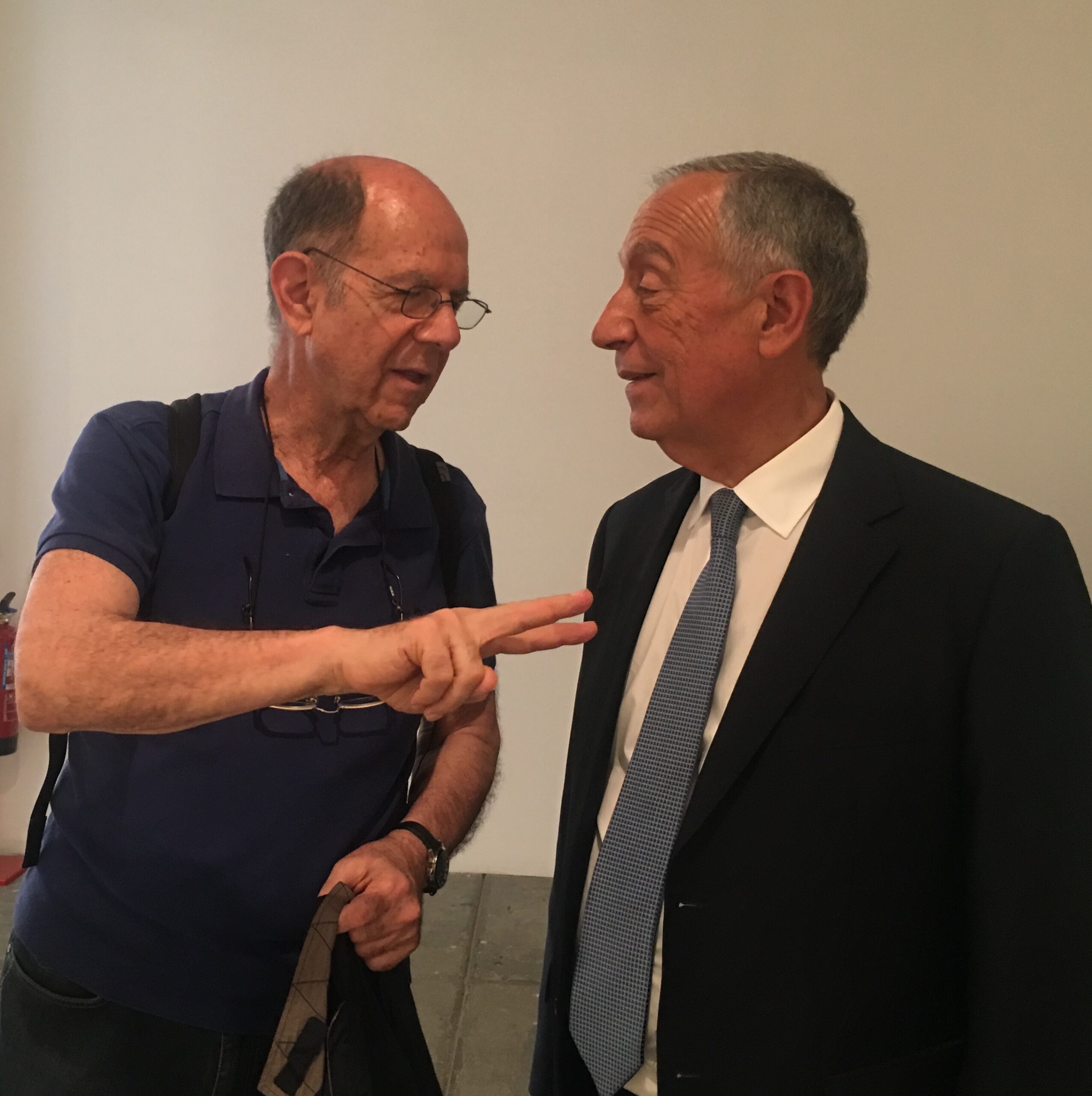 With President Marcelo Rebelo de Sousa